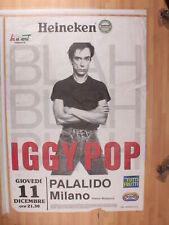 Poster concerto iggy usato  Italia