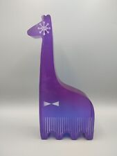 Used, Jonathan Adler Purple Acrylic Lucite Giraffe Sculpture for sale  Shipping to South Africa