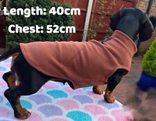 Miniature dachshund fleece for sale  Shipping to Ireland