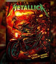 Metallica poster shadow for sale  Tampa