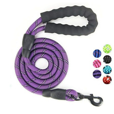 Grande Riflettente Cane Corda Guinzaglio Walking Dog Collar Rafforzare Trazione comprar usado  Enviando para Brazil