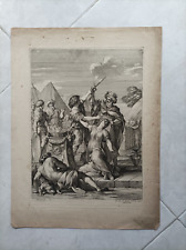 1795 Francesco Cecchini Antica acquaforte Il Sacrificio di Iphigenia  Romanel, usado comprar usado  Enviando para Brazil