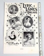 1900s lyric ladies for sale  Milwaukee