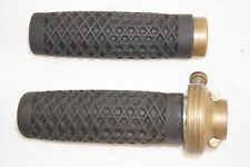 kustom tech brass throttle 1" harley davidson chopper cafe bobber grips prism, used for sale  Shipping to South Africa