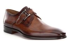 Magnanni Marco Monk Strap Men's Size 10 M  Dress Shoes Brown Leather for sale  Shipping to South Africa