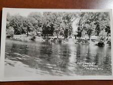 Usado, Foto real vintage RPPC The Cottages At Oak Spring Fox Lake Wisconsin comprar usado  Enviando para Brazil