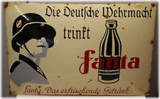 Wehrmacht emailschild fanta gebraucht kaufen  Düsseldorf