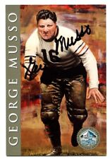 George Musso 1998 Hall of Fame Platinum Signature Series Autograph 166/2500 for sale  Shipping to South Africa