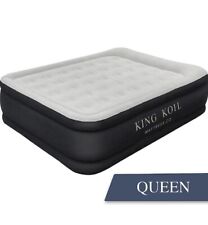 King Koil Pillow Top Plush Queen Air Mattress with Built-In High-Speed Pump Best for sale  Shipping to South Africa