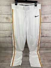 Pantalones de béisbol NIKE Vapor Pro para hombre blancos con tubos negros y dorados muchas tallas segunda mano  Embacar hacia Mexico