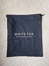 White fox drawstring for sale  DUNFERMLINE