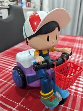 Triciclo de acrobacias eléctrico juguete dibujos animados niño luz de música segunda mano  Embacar hacia Argentina