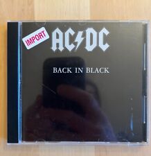 AC/DC - CD Back in Black Albert Australian Importación Original Raro Prensa Temprana 1980 segunda mano  Embacar hacia Argentina