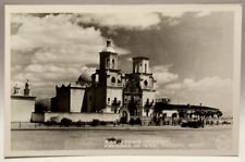 Cartão postal RPPC San Xavier Mission, fundada em 1692 Tucson Arizona AZ Frashers comprar usado  Enviando para Brazil