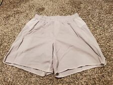 Shorts Lululemon Surge forrado 6" opala branca P, usado comprar usado  Enviando para Brazil