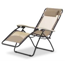 Used, Ergo Chaise Lounger Large Reclining Breathable Mesh Pool beach Chair TAN for sale  Shipping to South Africa
