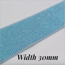 Elastic 30mm sparkly for sale  LEICESTER