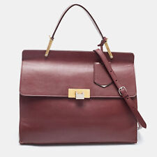 Balenciaga burgundy leather for sale  USA