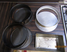 Used, Baking Tins Joblot -   Cakes  Bread  Quiche Tart Flan  Baking   Joblot for sale  Shipping to South Africa