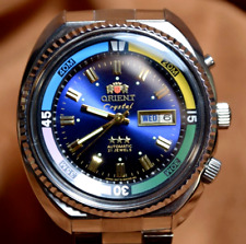 Relógio japonês Orient KING DIVER relógio automático KD 21 JEWELS mostrador roxo original comprar usado  Enviando para Brazil