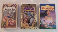 Disney VHS 3 Pacotes-Coleção Obra-prima-Branca de Neve..., Livro da Selva e Pocahontas comprar usado  Enviando para Brazil