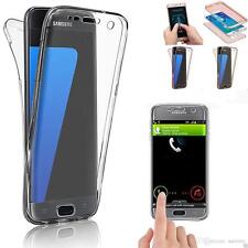 Shockproof 360 ° Silicone protetor capa clara para telefones Samsung Galaxy comprar usado  Enviando para Brazil