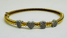 PULSERA TOUS Damas Oro Amarillo 18K 12,8 Gramos Oro Blanco Oso Corazón Flor Str segunda mano  Embacar hacia Argentina