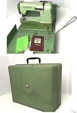 Used, Vintage ELNA 722010 Portable Green Sewing Machine w/ Case - Powers On *VIDEO* for sale  Shipping to South Africa