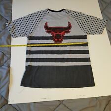 Camisa vintage Chicago Bulls NBA basquete estampa toda listras Michael Jordan comprar usado  Enviando para Brazil