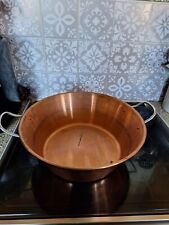 Copper pan large for sale  PADSTOW
