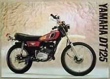 Folleto de especificaciones de ventas de motocicleta Yamaha DT125 C1987 #LIT-3MC-0107019-77/51 segunda mano  Embacar hacia Argentina