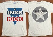 Usado, INXS Kick Off America Tour 1988 Star Band Rock Concierto Unisex Camiseta Música Regalo segunda mano  Embacar hacia Argentina