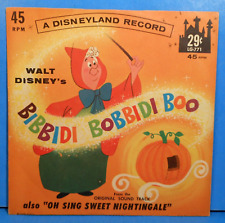 WALT DISNEY'S BIBBIDI BOBBIDI BOO 7" 1963 ORIGINAL BOM ESTADO MUITO BOM/MUITO BOM+!!A, usado comprar usado  Enviando para Brazil