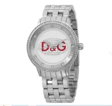 D&G Dolce & Gabbana Time Reloj de Acero Inoxidable Logotipo Rojo Resistente al Agua 6.5 X 1 segunda mano  Embacar hacia Argentina
