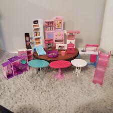Lote mixto de 13 piezas de muebles Barbie horno casa para mascotas soporte de supermercado  segunda mano  Embacar hacia Argentina