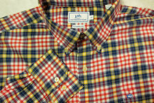 LINDA Camisa Xadrez Southern Tide Vermelha Azul e Amarela Extra Grande 18x37, usado comprar usado  Enviando para Brazil