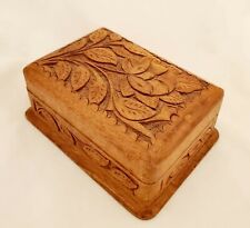 Carved wooden hinged for sale  Mcminnville