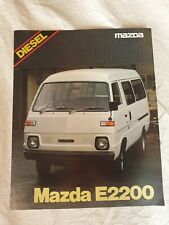 Folheto de vendas original da década de 1970 Mazda E2200 Diesel Van  comprar usado  Enviando para Brazil