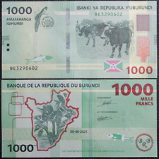 Burundi billet 1000 d'occasion  Fontainebleau