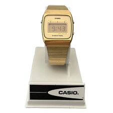 Vintage CASIO CASIOTRON 76CGS-42 Relógio Digital Banhado a Ouro comprar usado  Enviando para Brazil