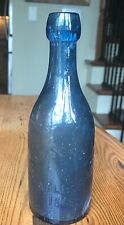 J. Cosgrove Charleston  1866 Safire Blue Blob Top Soda Bottle for sale  Shipping to South Africa