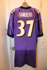 Camiseta costurada ponto roxo REEBOK NFL 🏈 Baltimore Ravens Deion Sanders #37 60 comprar usado  Enviando para Brazil