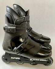 Usado, ULTRA-WHEELS FUTURO IN LINE SKATES EUA MASCULINO 9-10 VINTAGE PRETO RETRÔ comprar usado  Enviando para Brazil