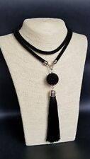 Black long necklace for sale  Ireland