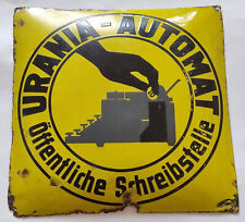 Altes emailschild urania gebraucht kaufen  Berlin