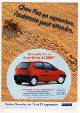 2000 FIAT Vintage Original 4 páginas Impressão AD Flyer | Punto Panda Barchetta Brava comprar usado  Enviando para Brazil