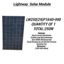 250w lightway solar for sale  Dallas