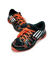 Zapatos de voleibol ligeros Adidas M21864 para mujer talla 9 negros naranjas limpios, usado segunda mano  Embacar hacia Argentina