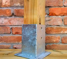 Staffa a bicchiere per travi, supporto porta pilastro in acciaio zincato  usato  Padova