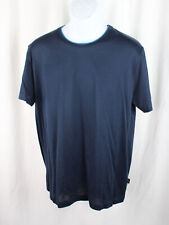 Boss Men's Navy Blue 100% Cotton Round Neck Short Sleeve Shirt Size XL for sale  Shipping to South Africa